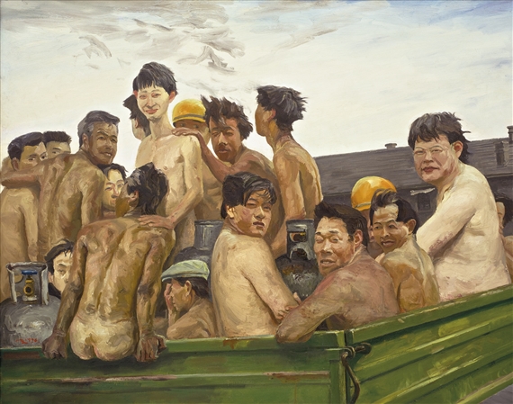DISOBEYING THE RULES by Liu Xiaodong, 1996