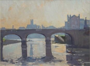 SARSFIELD BRIDGE, LIMERICK by Walter Verling