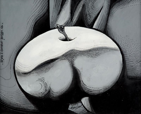 This eternal apple of paradise by Kaja Saudek