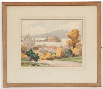 View of an island - Hilda Alexandra Wiseman