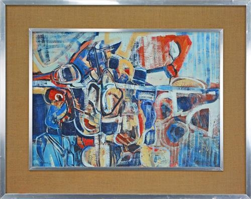 Artwork by Fernando Solano, Playground, Made of oil on board