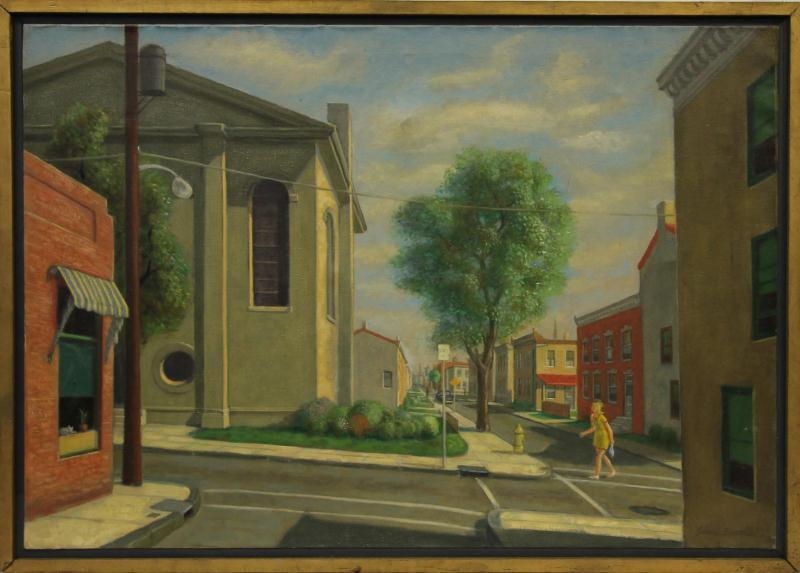 Artwork by James P. Bonelli, The Girl in Yellow, Made of Oil on canvas