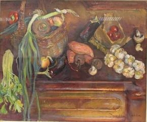 STILL LIFE WITH VEGETABLES by Josephine Graham