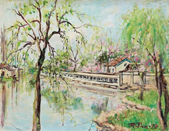 Lin Dachuan | Long Corridor at West Lake II (1979) | MutualArt