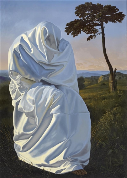 Figure in a Landscape by David Ligare, 1989