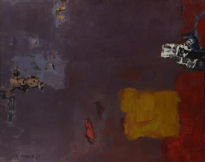 Artwork by Carl Morris, Floating Rectangles, Made of oil on canvas