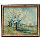 Artwork by Hazel Witchner, In Spring, Made of Oil on canvas