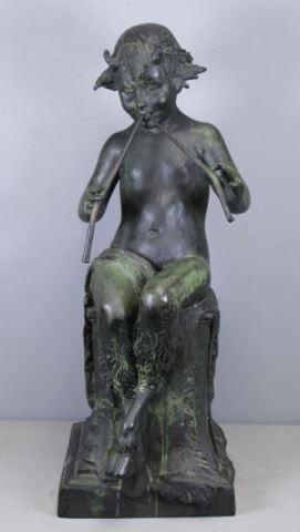 Seated Faun by Janet Scudder, 1924