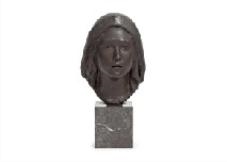 Artwork by Yasutake Funakoshi, St. Veronica, Made of bronze