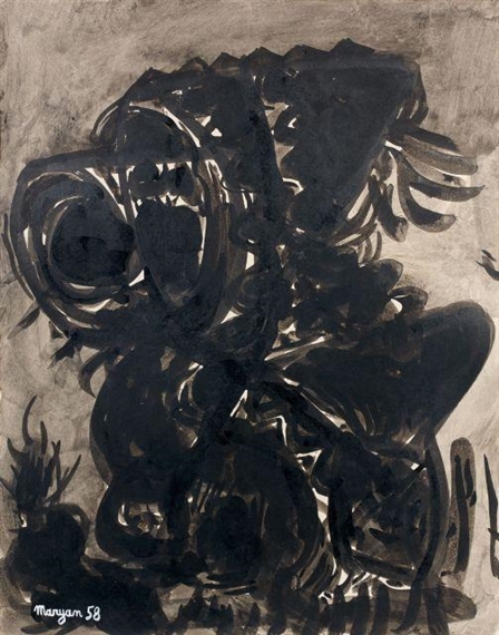 SANS TITRE by Maryan S. Maryan, 1958