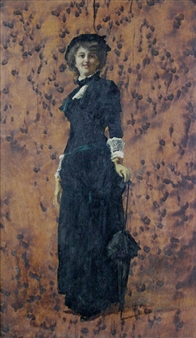 Portrait of Lady - P. Mermart