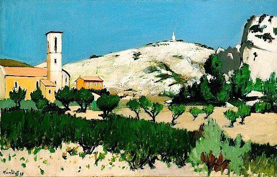 PAYSAGE PROVENCAL by Robert Humblot, 1955