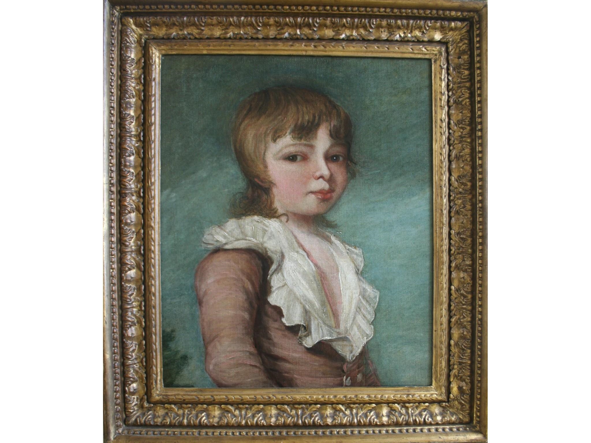 George Romney | Portrait of a boy | MutualArt