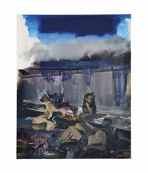 The Blue Rain by Adrian Ghenie, 2009