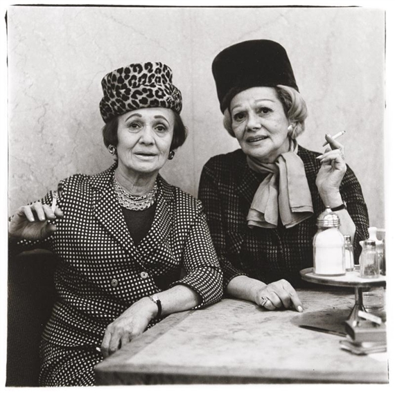 Two Ladies at the Automat, N.Y.C. by Diane Arbus, 1966, printed later