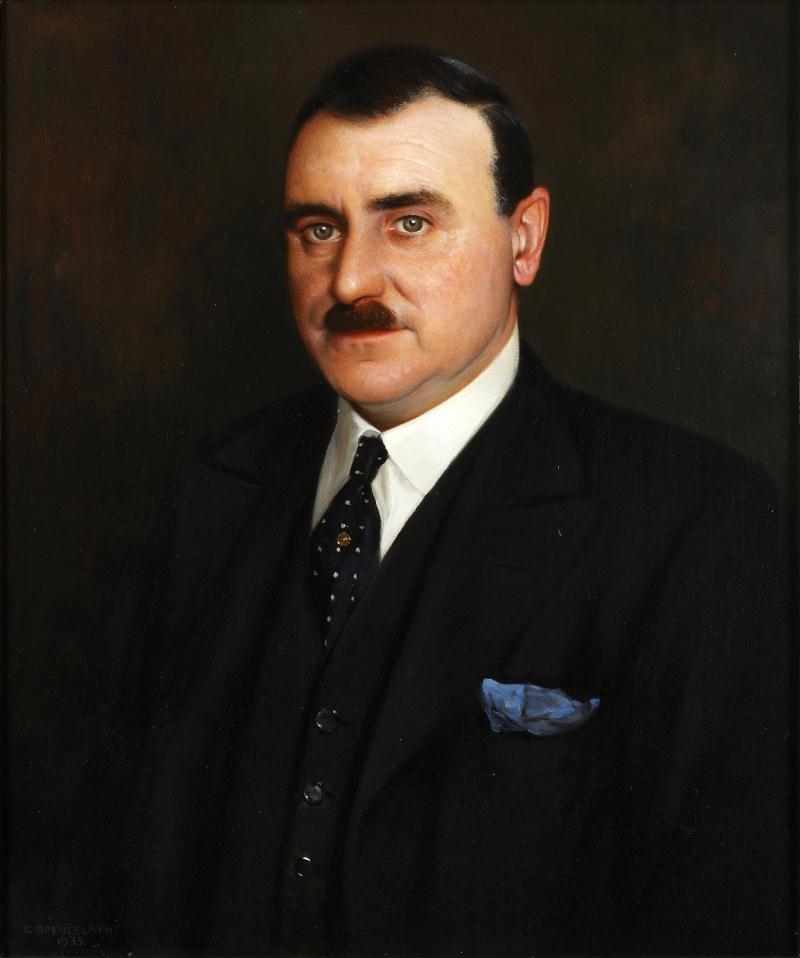 Portrait of Mr L G Creed by Charles Spencelayh, 1933