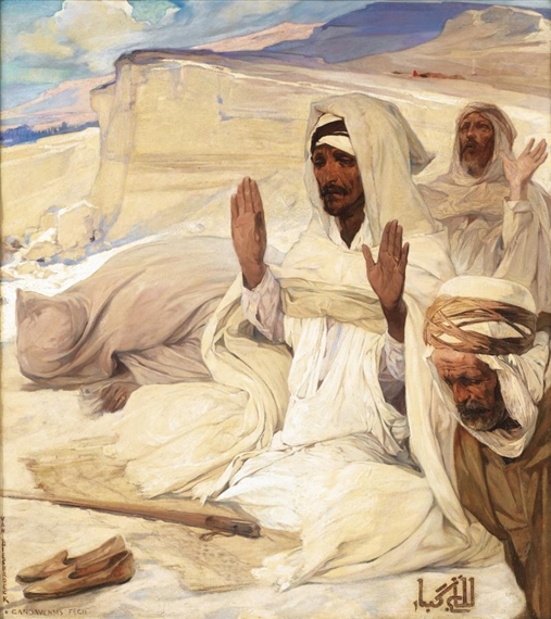 The prayer by Jules-Pierre van Biesbroeck