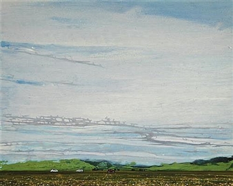 Driving Across the Curragh - Ann Quinn