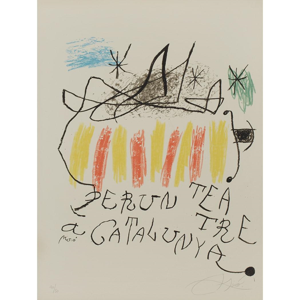 PER UN TEATRE (M. 913) by Joan Miró, 1973