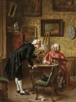 A Visit to the Studio - Theodore Ceriez