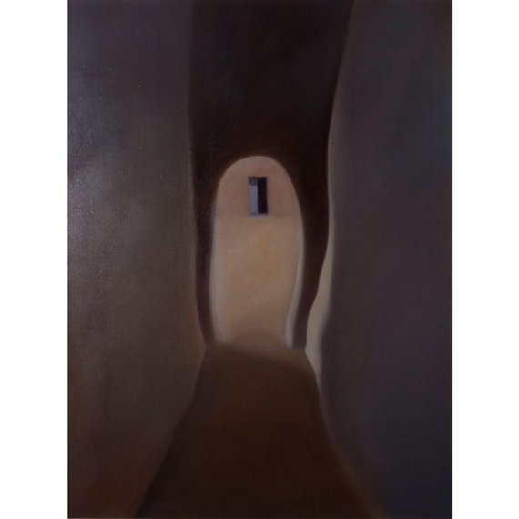 Taos Hacienda by John Axton, 1983