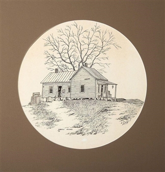 A Rural House & Well - Darell J. Koons
