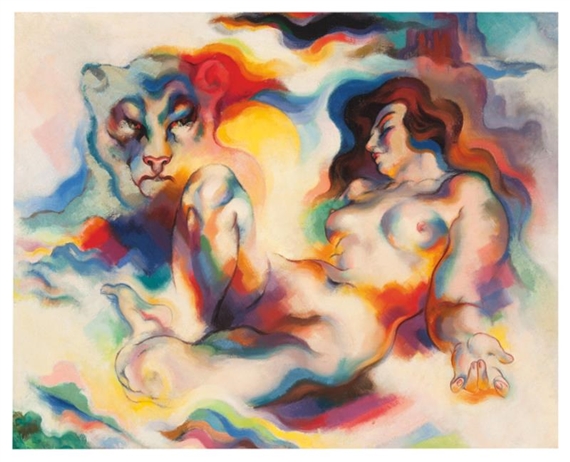 Yin Synchromy by Stanton MacDonald-Wright, 1925