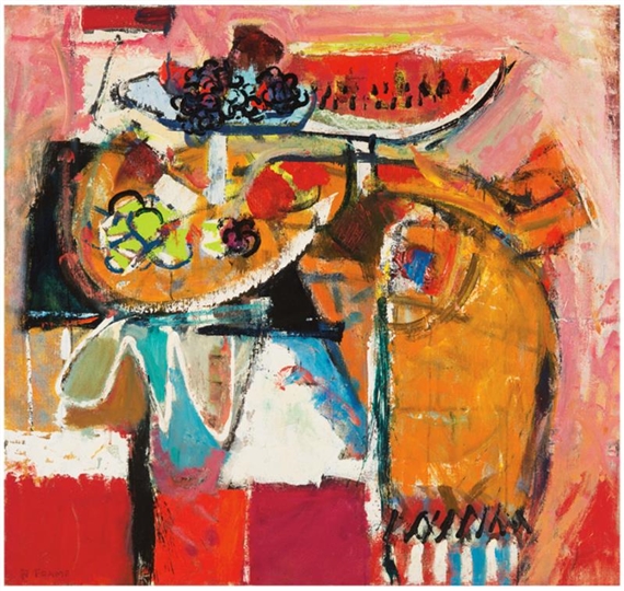 Still Life of a Watermelon by Robert Frame, 1960