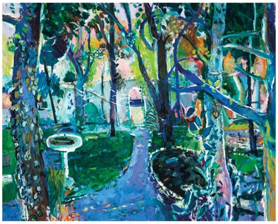 Evening Garden by Robert Frame, circa 1960