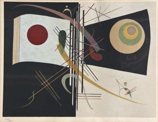 Artwork by Wassily Kandinsky, TWO, ETC, Made of lithograph