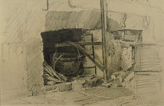 Herbert Raine | Old Fireplace Beaupe QU | MutualArt