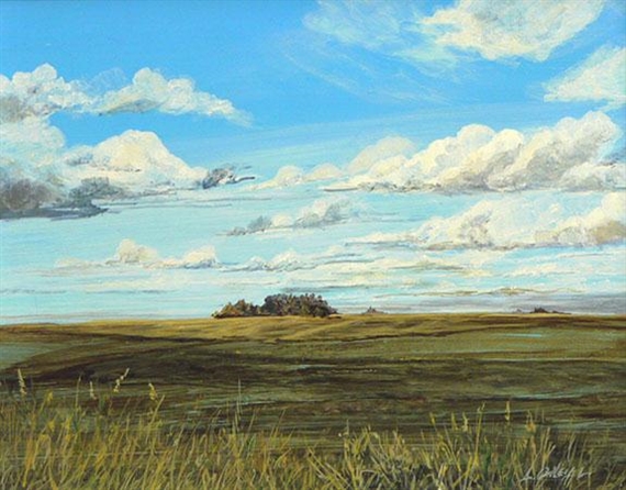 Untitled (Alberta Landscape) by Linda O´Neill, circa 1981