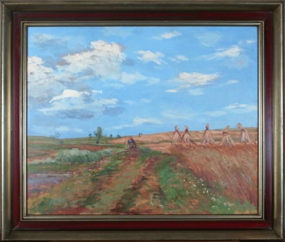 Harvest time by Ferdinand Hanuš Hérink, 1931