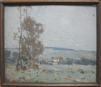 Morning Dew, Alfriston, the Cuckmere Valley, Sussex - Frederick Milner