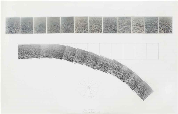 Panorama zand/strand by Jan Dibbets, 1971
