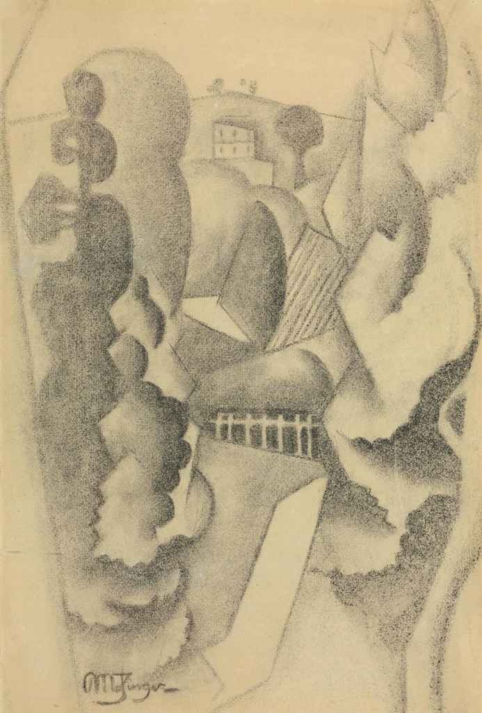 Jean Metzinger | Cubist still life portrait drawing | MutualArt