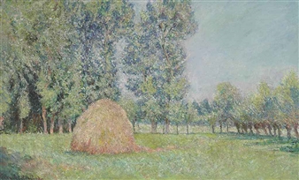 La meule, Plaines des Ajoux, Giverny - Blanche Hoschedé Monet
