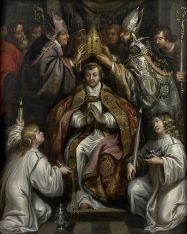 L’Intronisation d’un Evêque - Francisco de Herrera the Younger