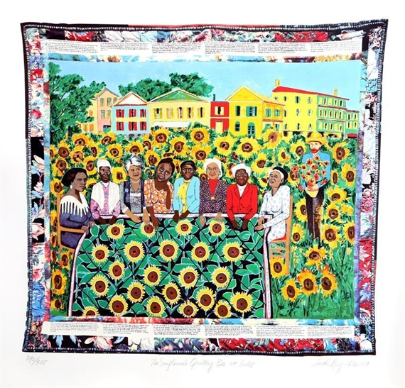 Faith Ringgold The Sunflower's Quilting Bee at Arles MutualArt