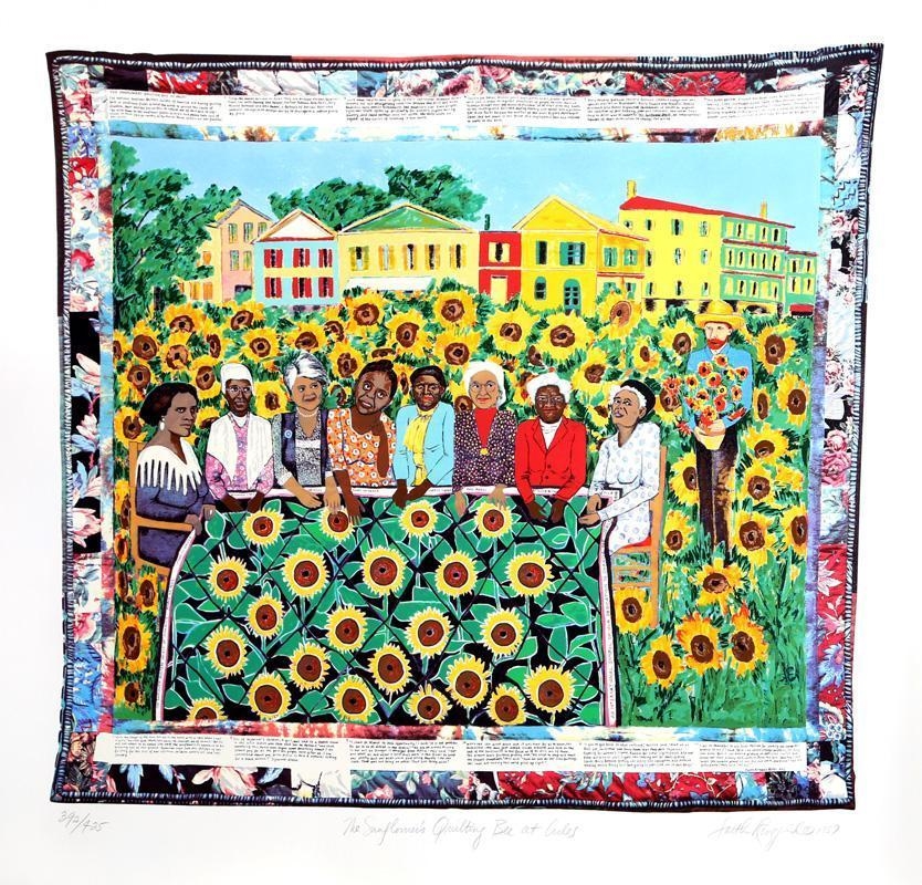 Faith Ringgold The Sunflower's Quilting Bee at Arles MutualArt