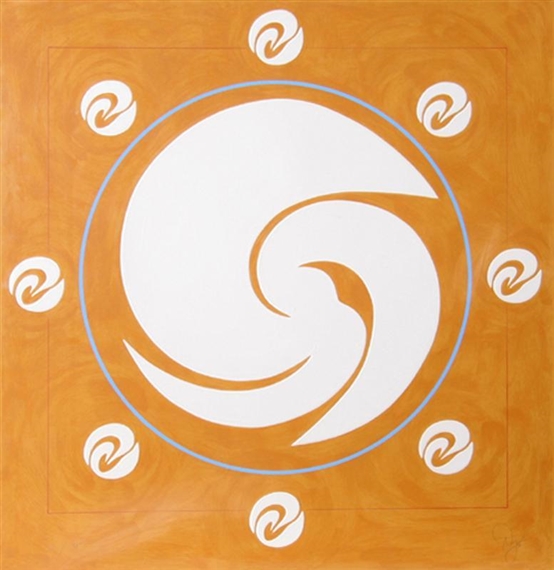 Orbit (Orange) by Jack Youngerman, 1981