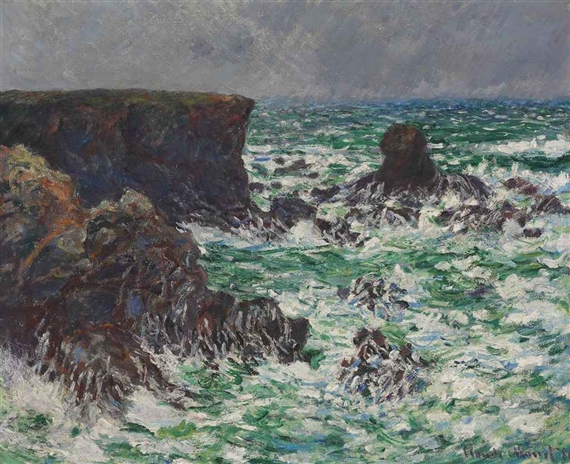 Port-Coton: Le Lion by Claude Monet, 1886