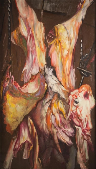 BUTCHERED ANIMAL by Hyman Bloom, 1953