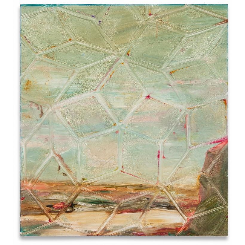 Artwork by Arika Someya, Penrose's window 4, Made of Oil on Polyester plywood