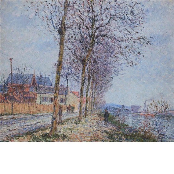 Gustave Loiseau | BORD DE RIVIÈRE, OISE (1900) | MutualArt