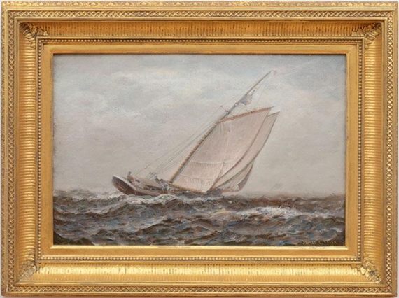 A Stiff Breeze by James Gale Tyler, Circa 1903