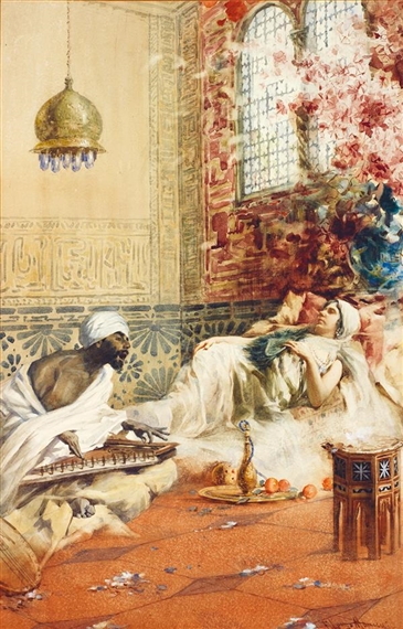 MUSIQUE AU HAREM MUSICAL INTERLUDE IN THE HAREM by Francesco Mancini