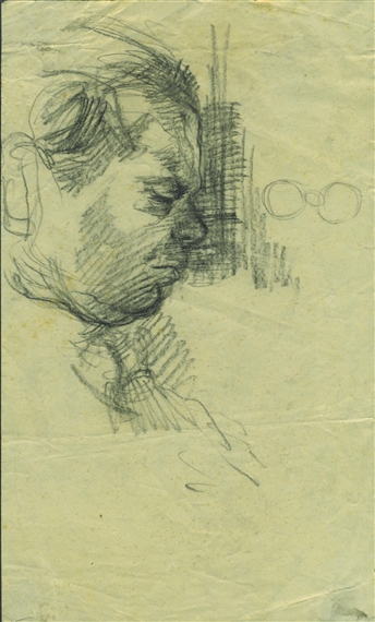 Miron Sima | 21 Works : The stage of The Dybbuk (Hanna Rovina as Lea'le ...