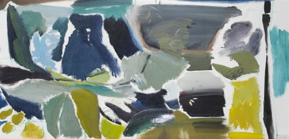 Grey Sky over Grey Willows by Ivon Hitchens, Circa 1960
