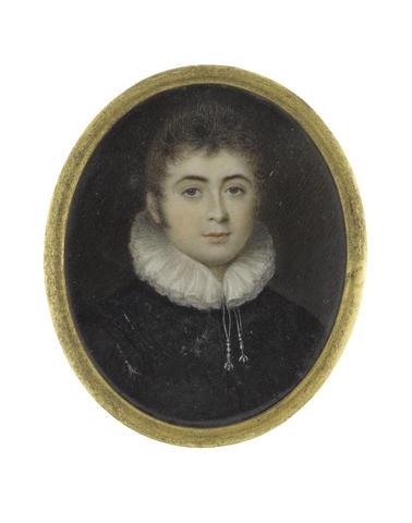 Artwork by William Bate, A Gentleman, Made of Watercolour on ivory